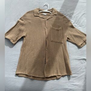 Zara brown shirt size L
